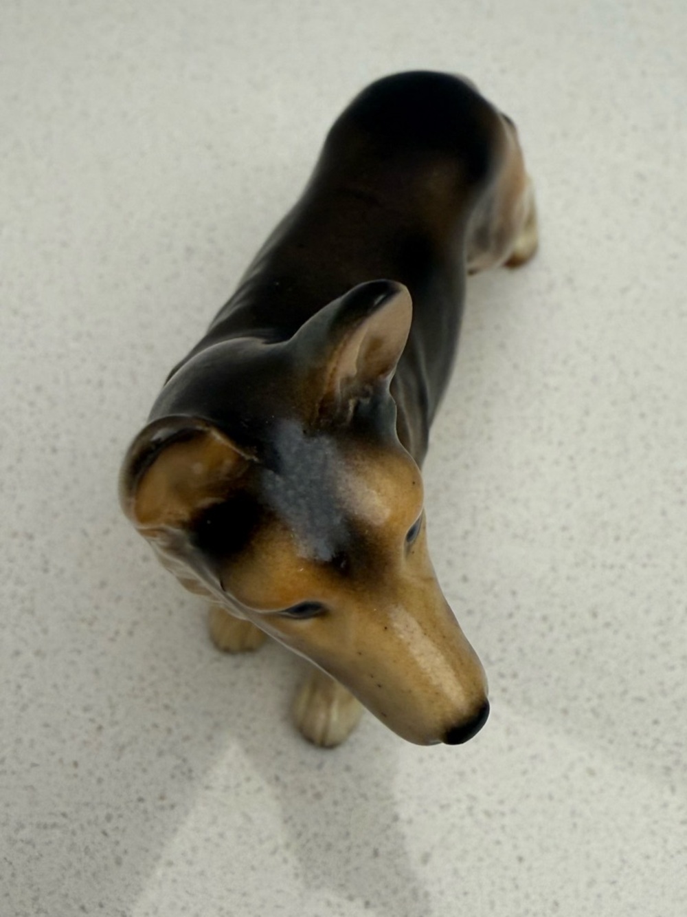 Vintage German Shepherd Ceramic Porcelain Dog Figurine 1950s 1960s - Picture 9 of 12